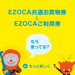 EZOCA 共通お買い物券 & EZOCA ご利用券